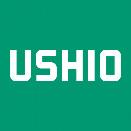 Ushio green square logo