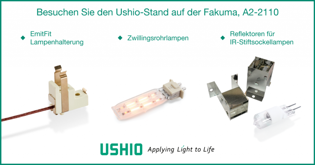 Besuchen Sie den Ushio-Stand auf der Fakuma 2021, A2-2110