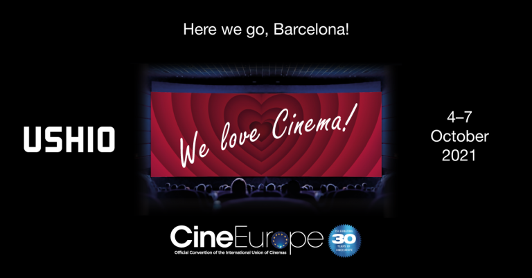 Ushio Europe heads to Barcelona for CineEurope 2021!