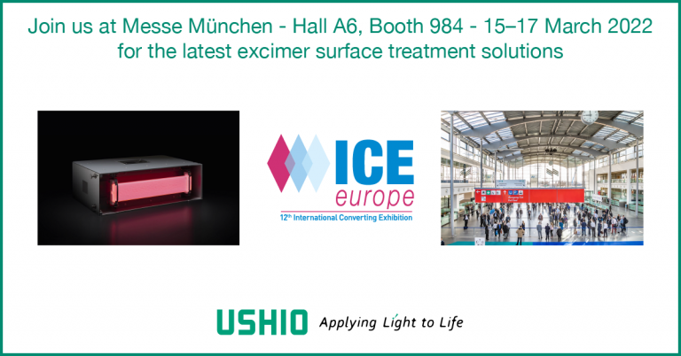 Ushio will attend ICE Europe 2022, in Munich, Germany.