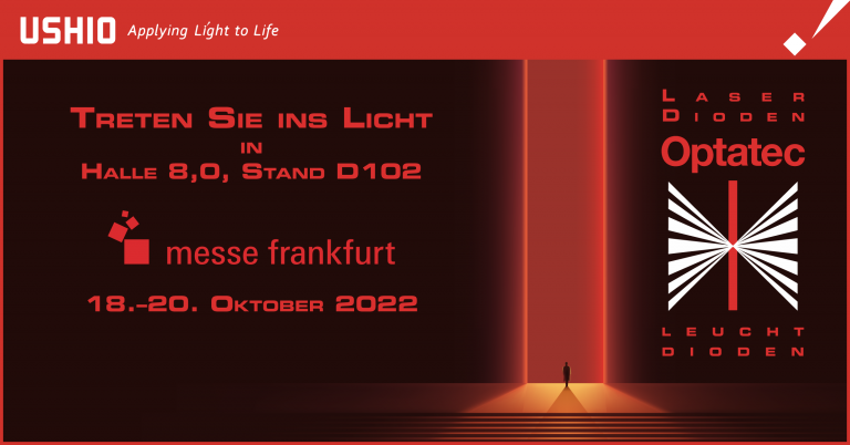 Unsere Vertriebsexperten Ardan Füßmann, Maarten Gerkes und Olaf Brökmann haben auch den Chefingenieur (SSL) von Ushio Inc., Kazuaki Yano, eingeladen, der die Besucher über die neuesten Laserdioden- und LED-Entwicklungen aus Kyoto informieren wird.